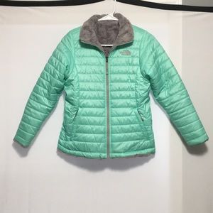 North Face reversible shell jacket girls LG 14/16